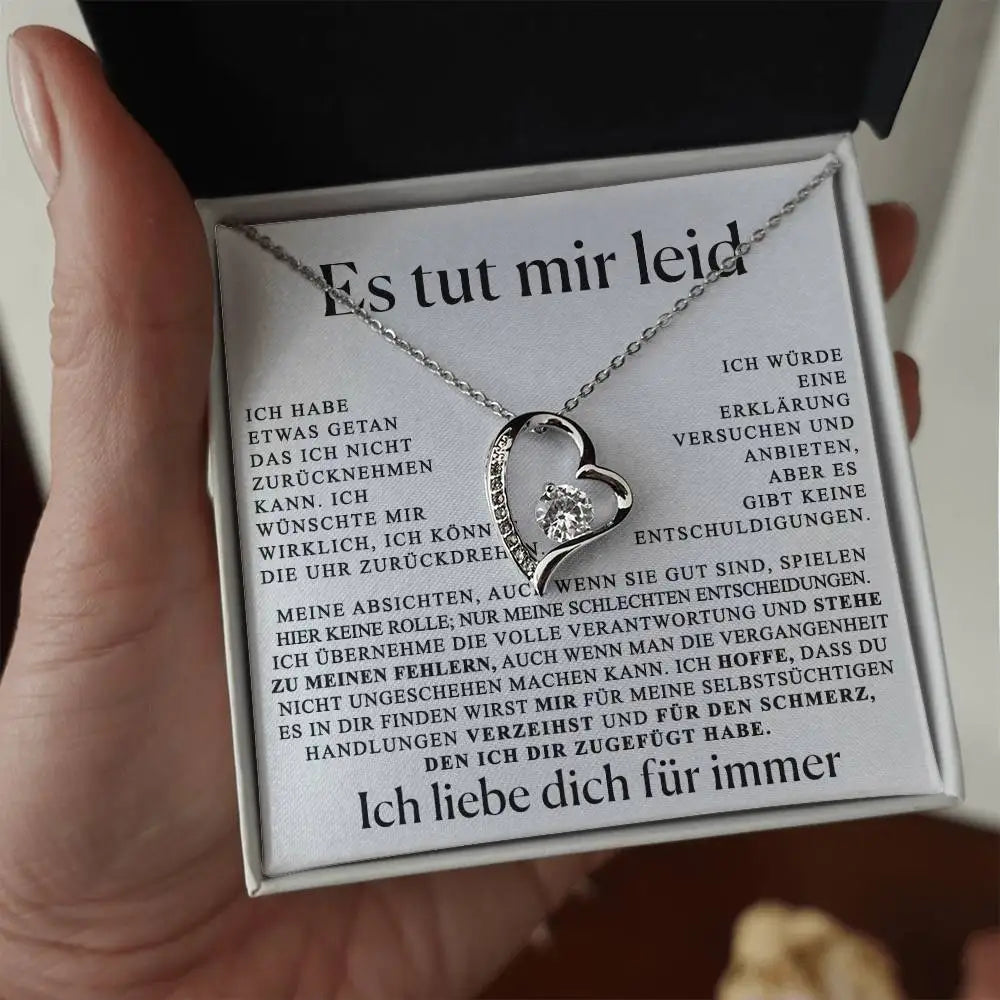 Seelenverwandter Herz-Halskette