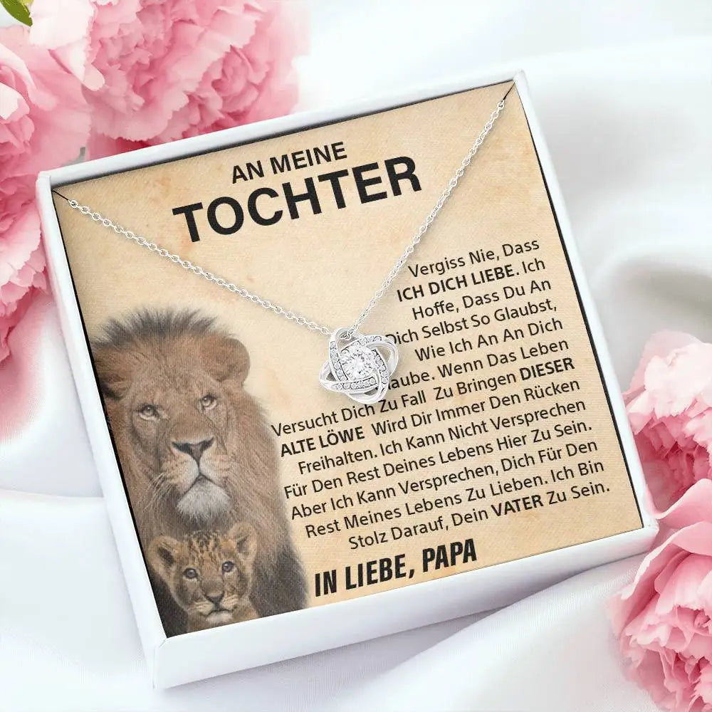 Liebe-Knoten Halskette für Tochter