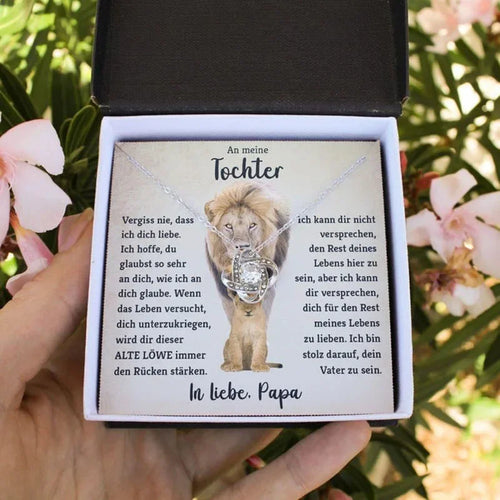 Liebesknoten–Tochter Halskette