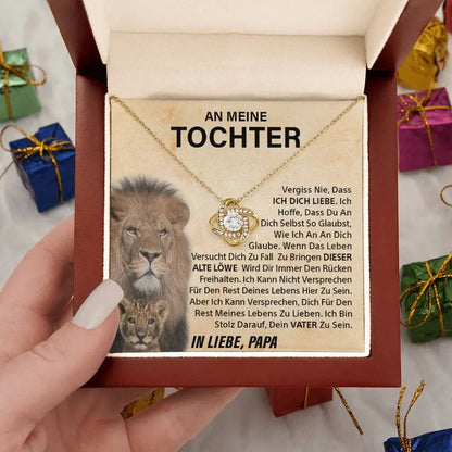 Liebe-Knoten Halskette für Tochter