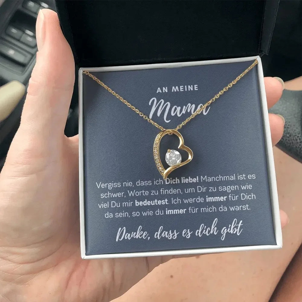 Herz-Halskette für Mama
