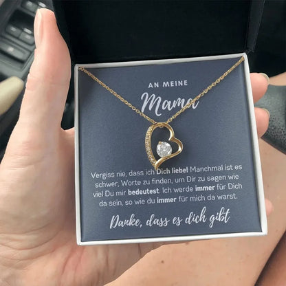 Herz-Halskette für Mama
