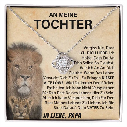 Liebe-Knoten Halskette für Tochter