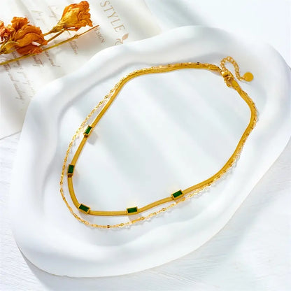 Felicitas | Halskette | Smaragd