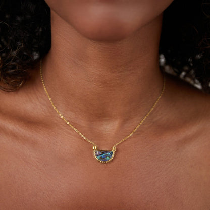 Amalfi-Türkis-Muschel-Halskette