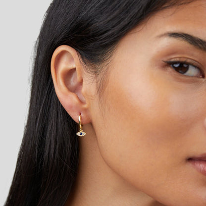 Blaue Nazar Ohrringe