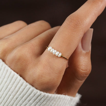 Süßwasserperlenring