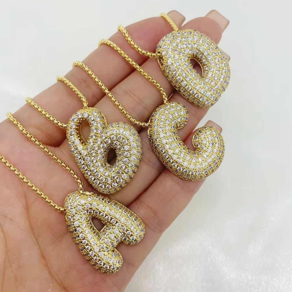 Buchstaben-Collier ‘Hailey’ Bubble