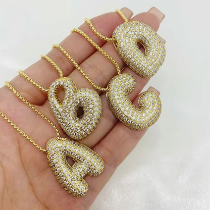 Buchstaben-Collier ‘Hailey’ Bubble