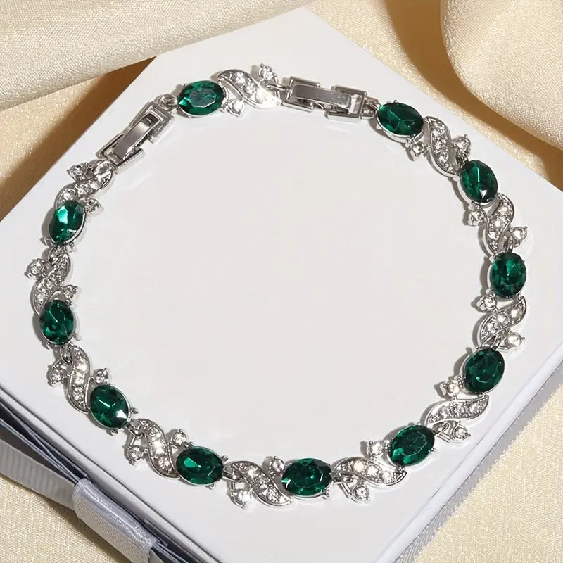 Marlies | Armband | Smaragd