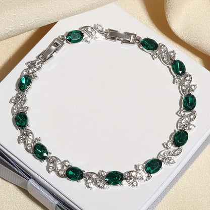 Marlies | Armband | Smaragd
