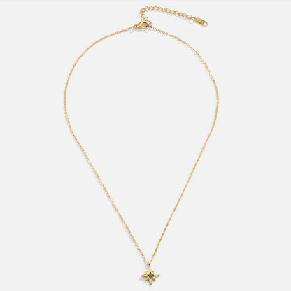 Führender Stern Smaragd-Halskette