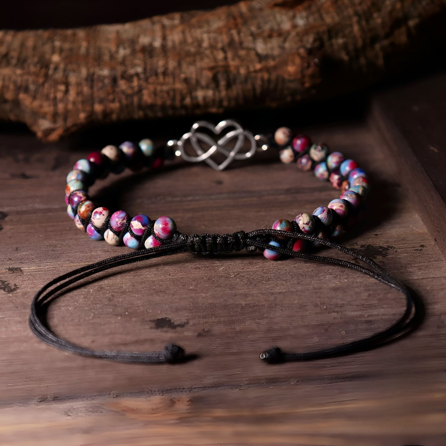 Ewige Liebe – Schutzarmband aus Kaiserjaspis