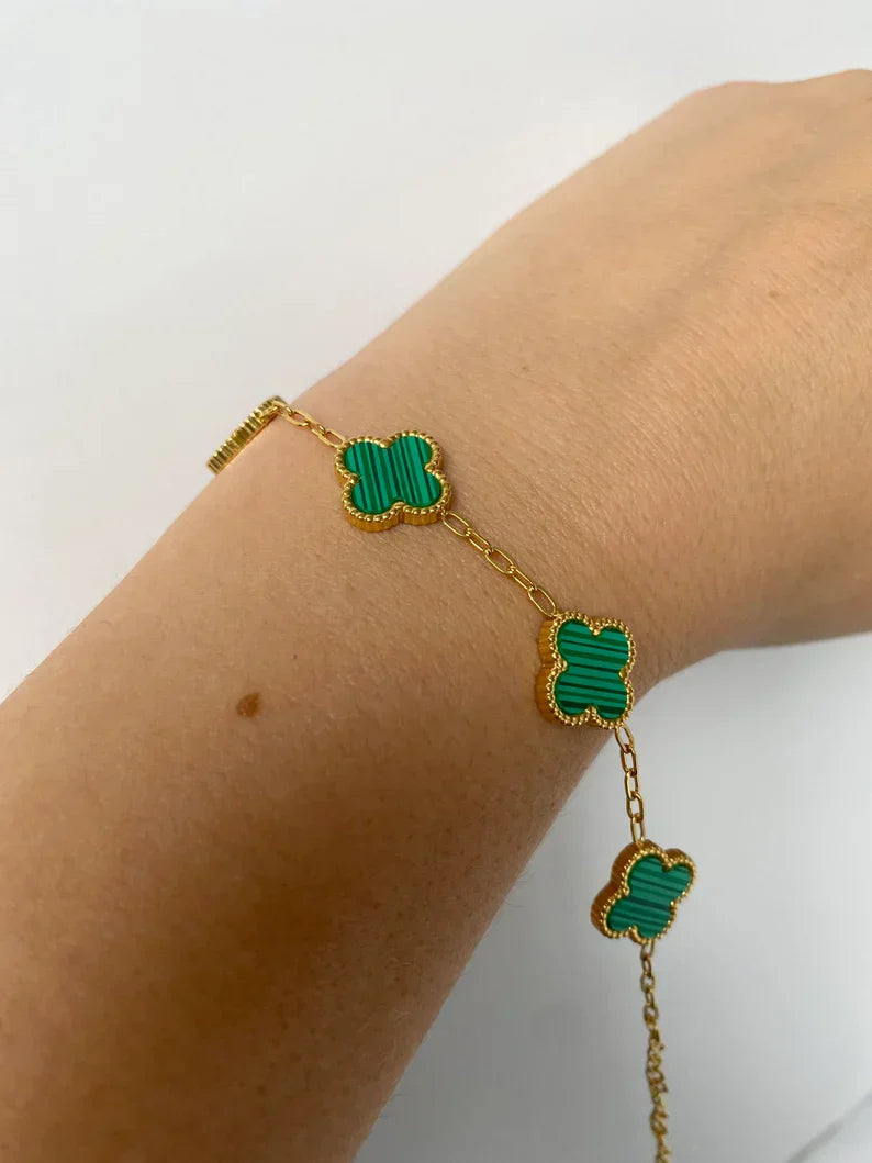 Armband Kleeblätter