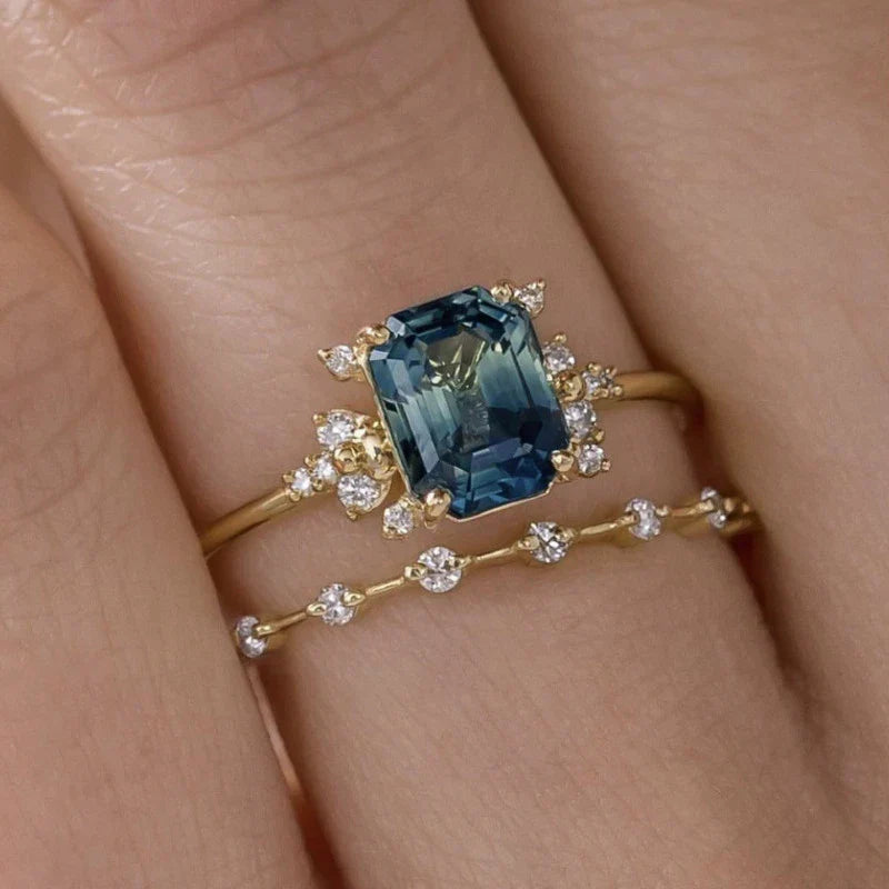 Silvia | Ringset | Edelstein