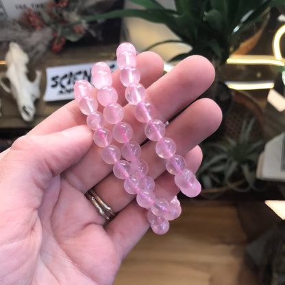 Liebes-Armband aus Rosenquarz