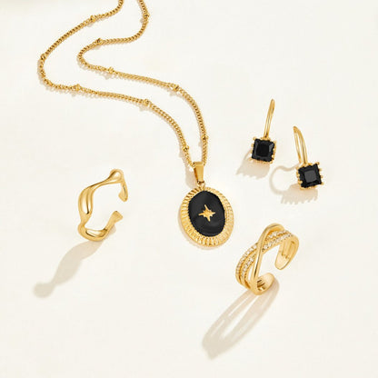 Wunder – funkelnde Kristall‑Tropfen‑Ohrringe