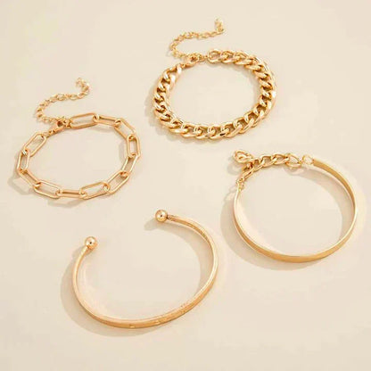 Heidrun | Armband-Set | Gold