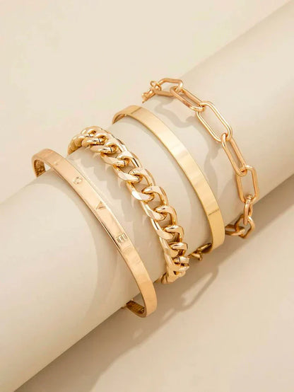 Heidrun | Armband-Set | Gold