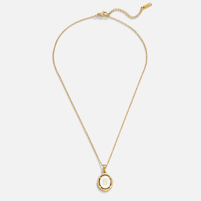 Gold-Initialen Halskette