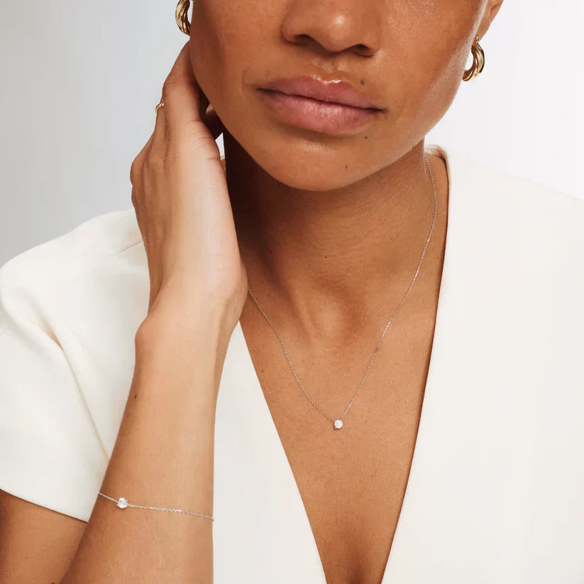 Lotte | Halskette | Weißgold